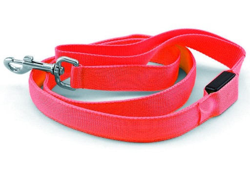 USB LED vodítko PSA 25mm, farebné, SVIETIACE, vychádzkové, zimné, jesenné, nočné, 1,2 m