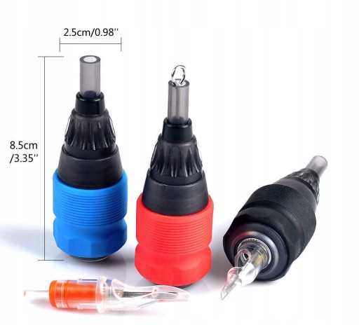 Tetovacie náplne na jednorazové uchopenie Nastaviteľné tetovacie ihly s iskrou