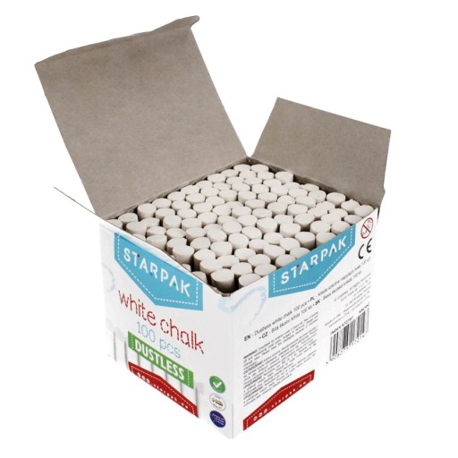 WHITE SCHOOL CHALK (100)