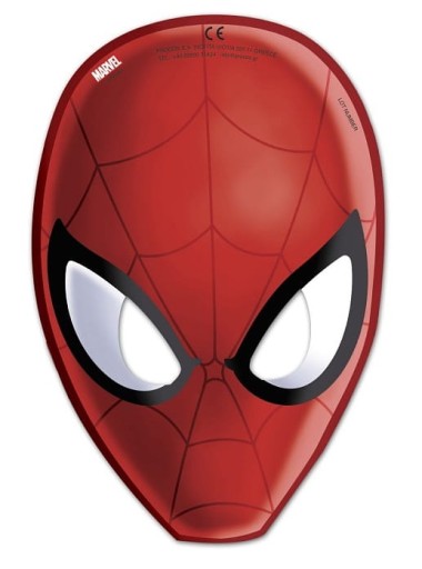Narodeninové masky Spidermana - 6 ks