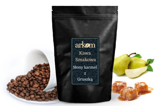 Káva ochutená - Slaný karamel s hruškou 100g