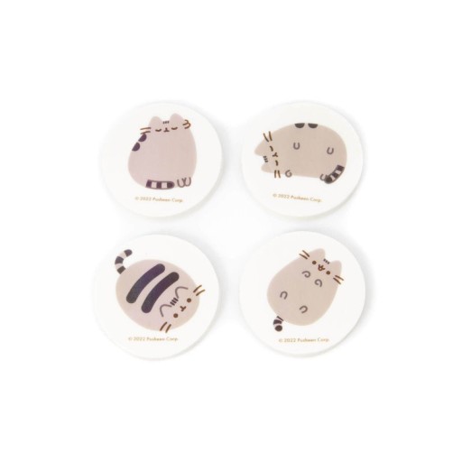Pusheen Kitten Botanická guma 4 kusy Sada pre deti