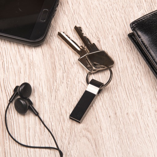 Kovový prívesok mini 1 GB USB 2.0 + GADGET NA GRAVÍROVANIE LOGA