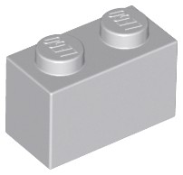 LEGO 3004 BRICK 1x2 svetlosivá NOVINKA (12g) 16 ks.