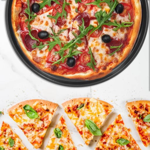 Plech na pizzu 32 cm plech na pečenie koláčov s nepriľnavým povrchom