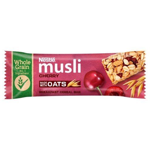 Nestlé Musli Cereálna tyčinka s čerešňami 35 g