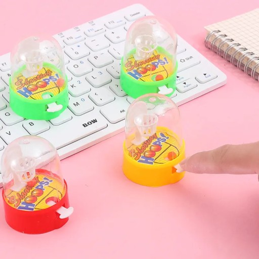 MINI BASKETBALOVÁ HRA ANTISTRESOVÁ GADGET PRE KANCELÁRSKU HRAČKU NA ZRUČNOSTI