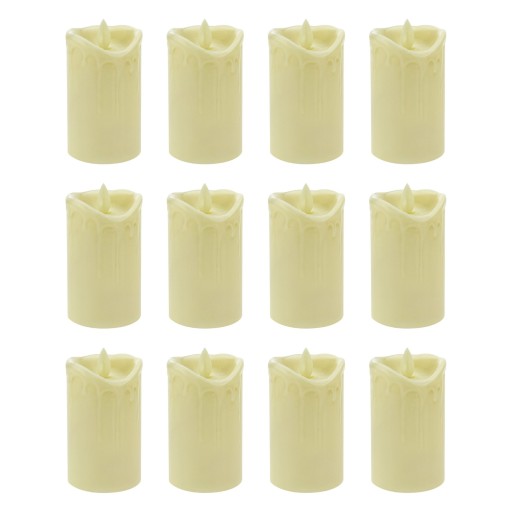LED sviečka s pohyblivým plameňom 10 cm