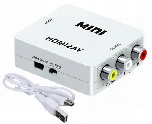 Adaptér prevodníka signálu HDMI na AV Audio RCA