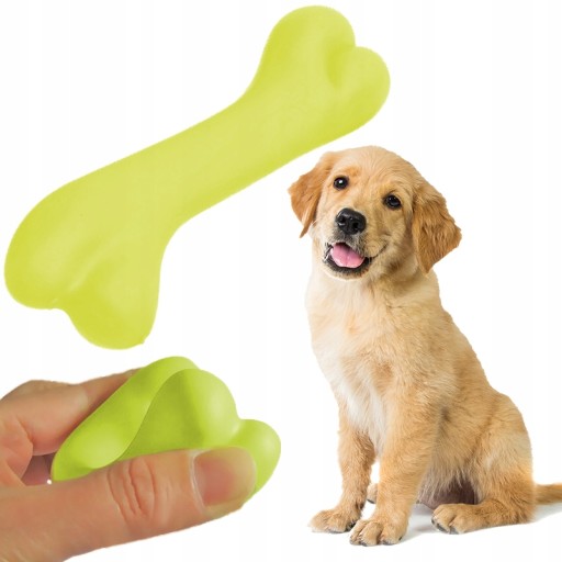 GUMOVÁ HRAČKA PRE PSA, KOSTNÝ ÚSTUP, 12 CM