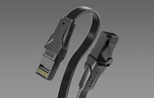 VENTION PLOCHÝ INTERNETOVÝ KÁBEL RJ45 ETHERNET CAT 6 SIEŤOVÝ KÁBEL 10M