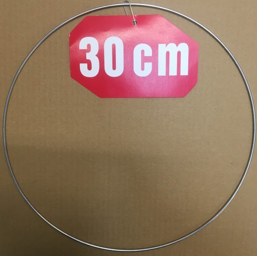 STRIEBORNÝ prsteň/ráfik na lapače snov/makramé 30 cm