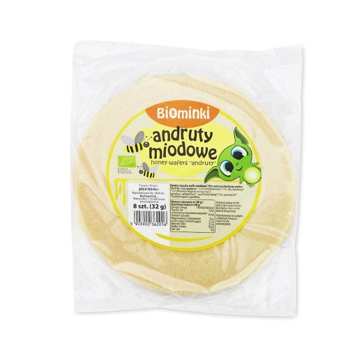 Bio medové oblátky 32g Bio Minki