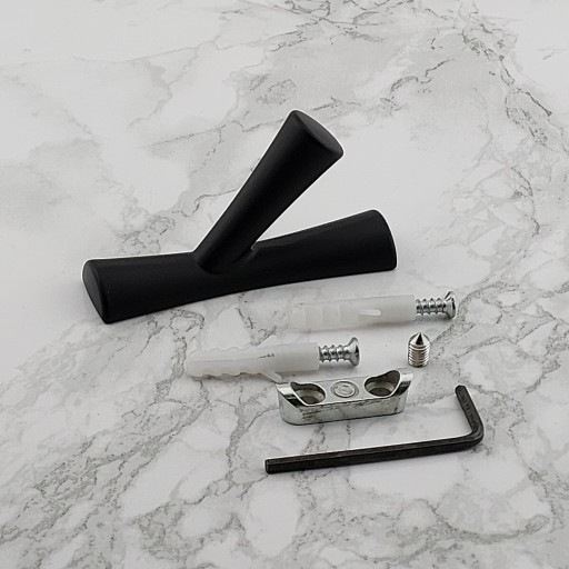 VEŠIAK NA NÁBYTOK VEŠIAK NÁSTENNÝ VEŠIAK ČIERNA STRONG LOFT RETRO