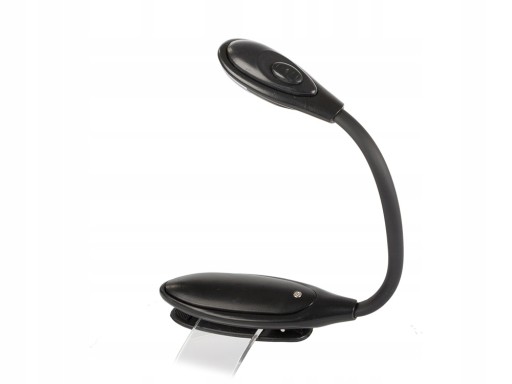 Flexibilná LED lampa na čítanie kníh s klipom