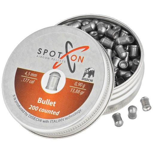 Spoton Bullet 4,5 mm 0,90 g, 200 ks.