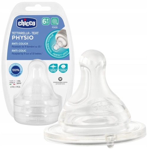 CHICCO PERFECT5 PERFECT FĽAŠOVÝ CUVNÍK 6m+ 2ks