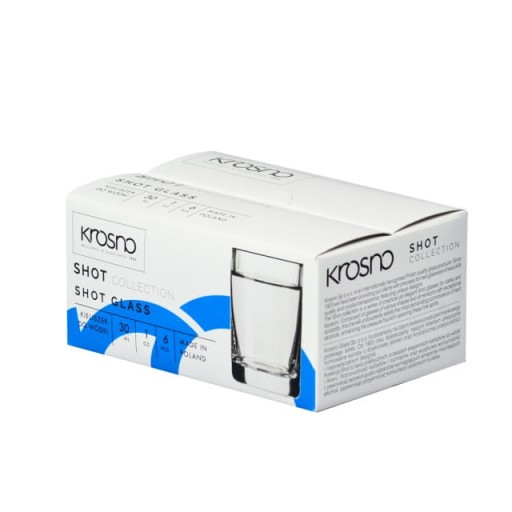 Poháre na vodku Krosno Shot 7316 30 ml (6 ks)