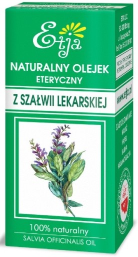 PRÍRODNÝ ŠALVIOVÝ OLEJ Esenciálny olej Etja SAUNOVÝ KÚPEĽ