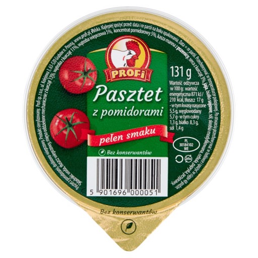 Profi paštéta s paradajkami 131 g