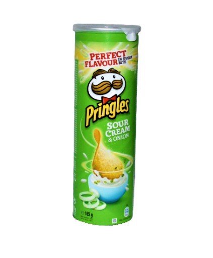 Pringles Sour Cream & Onion Crisps s príchuťou smotany a cibule 165 g
