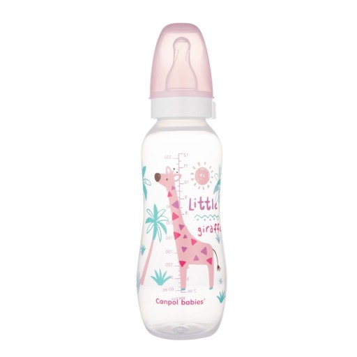 CANPOL SADA FĽAŠI S ÚZKÝM OTVOROM 330ml 12m+