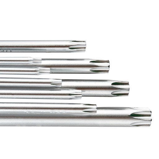Sada imbusových kľúčov, imbusových kľúčov, TORX torx kľúčov, 9 ks. T10 - T50