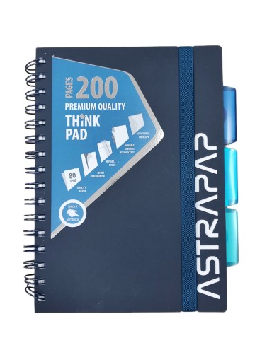 PP ASTRAPAP Ombre Line zápisník A5 200 strán - mix farieb 104023005
