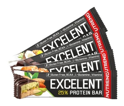 NUTREND EXCELENT PROTEIN BAR ANANÁS KOKOSOVÝ 85 G PROTEÍNOVÝ OBCHÚDOK
