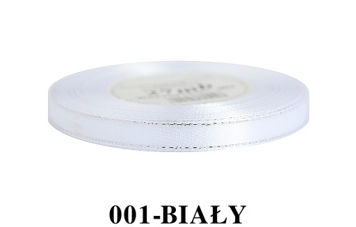 Saténová stuha Silver Stripes, 1cm/27mb, 3 farby na výber