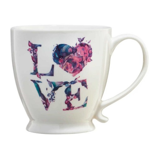 Porcelánový hrnček 480ml VEĽKÝ Ambition LOVE srdce Valentín 512
