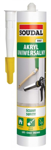 Soudal Akryl univerzálny akrylový tmel BIELY 280ml