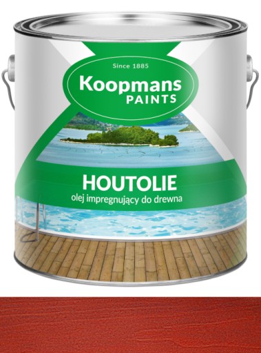 Vzorka drevného oleja Koopmans Houtolie 100 ml mahagónový
