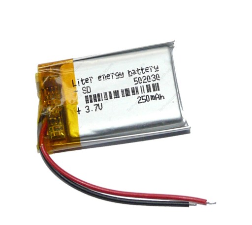 Nabíjateľná batéria Mp3 GPS RC 502030 250mAh