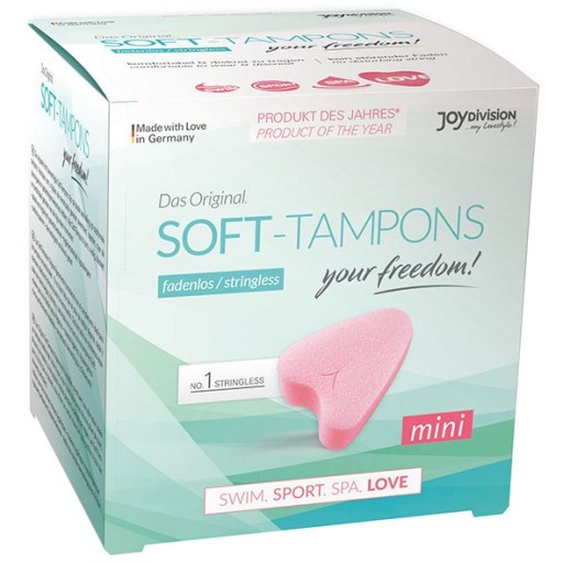 Tampóny-Soft-Tampons mini, balenie 3 ks