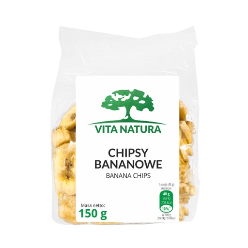 BANÁNOVÉ ČIPSKY 150G VITA NATURA