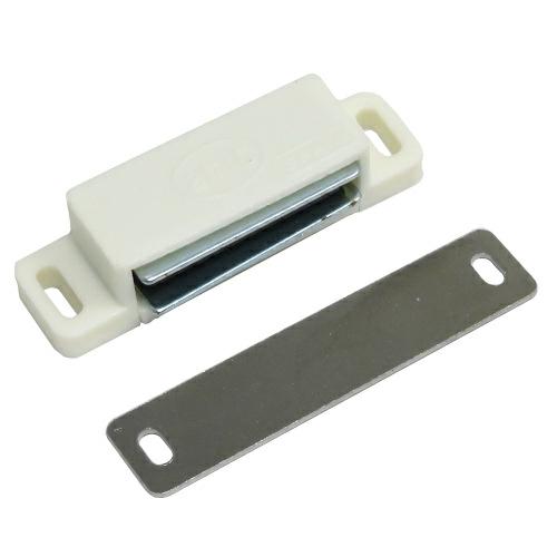 ZÁPADKA MAGNETICKÁ NÁBYTKOVÁ, BIELA 56x15mm Mod.10