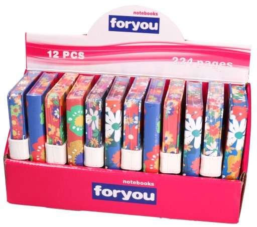 Zápisník FLOWERS uzavretý diár 5498