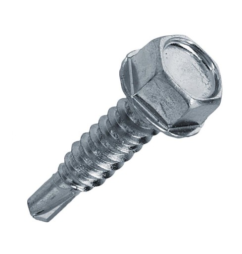Skrutky, samorezné skrutky, pozinkované, skrutky do plechu, 6,3x32mm, 10 kusov