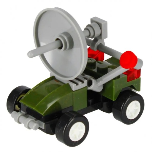 STAVEBNÉ BLOKY pre DETI 6 ročné 31 prvkov MILITARIA mix alleBLOX