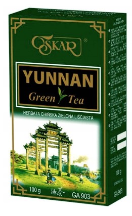 OSKAR YUNNAN LISTOVÝ ZELENÝ ČAJ GA903 100G