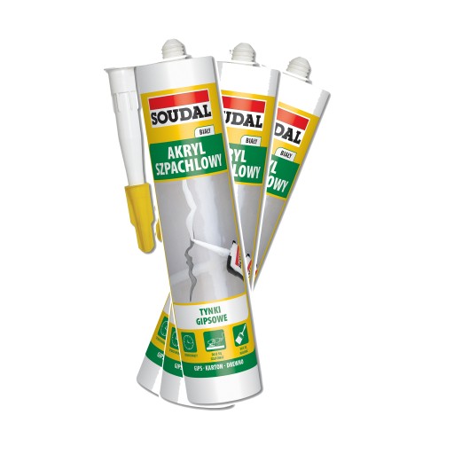 Soudal LIGHT ACRYLIC tmel sadrové omietky 280ml
