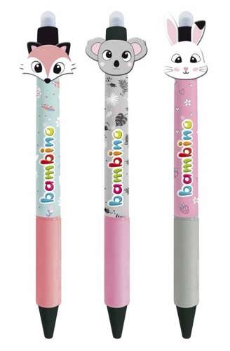 SMAZATELNÝ GUĽOVÝ BOD AUTOMATICKÉ ERGONOMICKÉ MODRÉ BAMBINO