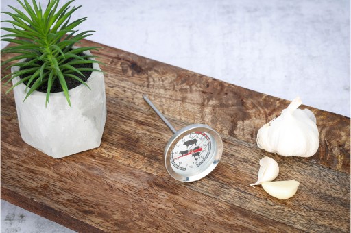 KUCHYNSKÝ TEPLOMER NA PEČENIE PRESNÉ MERANIE 0-120°C OCEL
