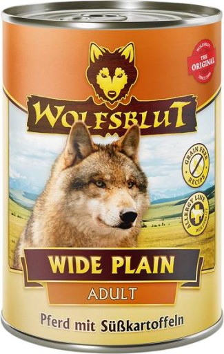 WOLFSBLUT WIDE PLAIN KRMIVO PRE PSA S KOŇOM 395g