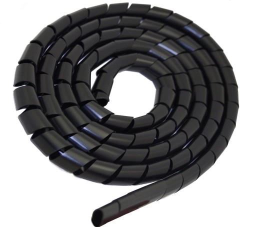 KÁBLOVÝ KRYT - ŠPIRÁLOVÝ OBAL 6mm ŠÍRKA 5m
