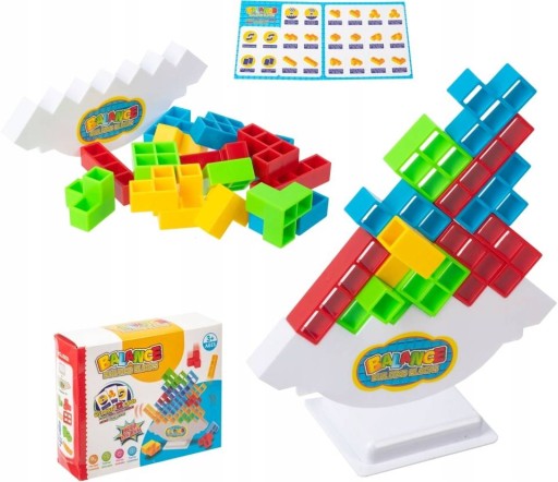 Tetris Blocks Balancing Puzzle Rodinná hra
