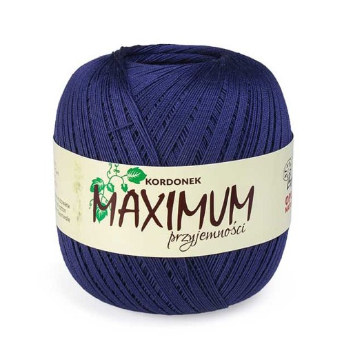 MAXIMÁLNA šnúrka 100g, farba 1625 Navy Blue
