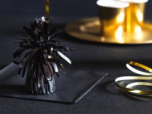 Závažie fóliového balóna Black Party Deco