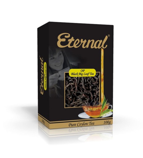 Večný čierny sypaný čaj, veľký list, 100g